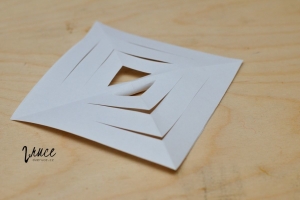 3D papírová vánoční hvězda - postup, jak vyrobit