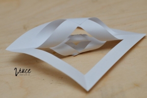 3D papírová vánoční hvězda - postup, jak vyrobit