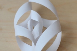 3D papírová vánoční hvězda - postup, jak vyrobit