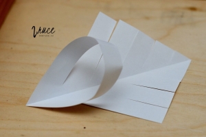 3D papírová zimní vločka - postup, jak vyrobit