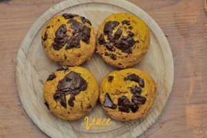 Dýňové muffiny s oříšky
