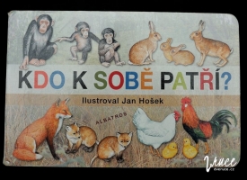 Leporelo se zvířátky Kdo k sobě patří