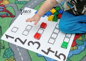 Lego Duplo a počítání do 5 pro batole