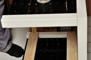 Jak uskladnit Lego - nástenný organizér