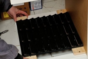 Jak uskladnit Lego - nástenný organizér