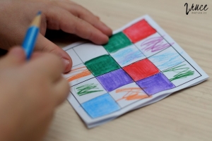 První sudoku pro děti - barvy 4x4
