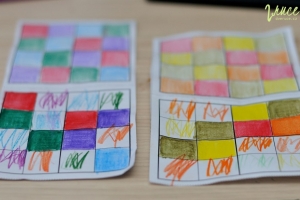 První sudoku pro děti - barvy 4x4