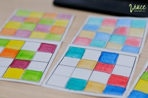 První sudoku pro děti - barvy 4x4
