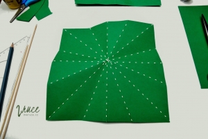 Vánoční 3D papírový strom - postup, jak vyrobit