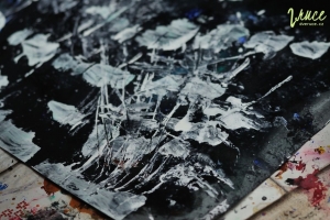 Zimní les - malba pro předškoláky i školáky