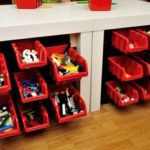 Jak uskladnit lego - nástěnný organizér